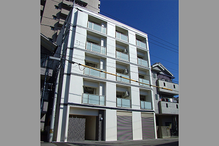 萱町の賃貸マンション 新築工事