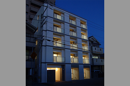 萱町の賃貸マンション 新築工事